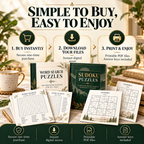 Illustrated guide — buy, download and print the puzzle collection
