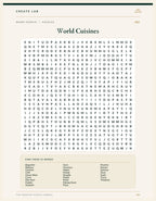 Actual word search puzzle worksheet included in the downloadable PDF
